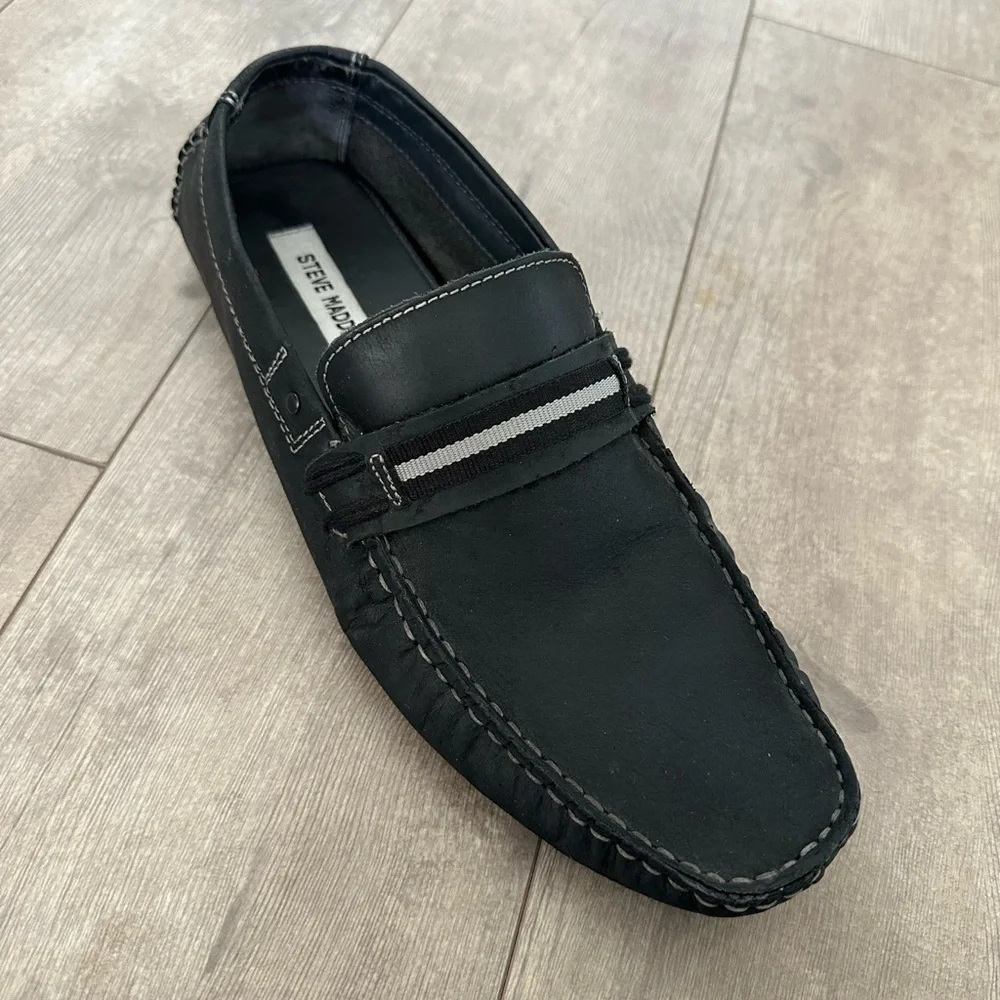 Steve Madden Grab Leather Slip-On Shoes Men’s size 10.5 Loafers